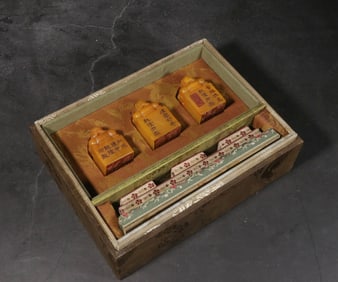 A Set of Three Shoushan Tianhuang Beast-Shaped Seals