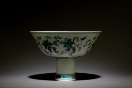 A Doucai Stem Bowl