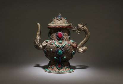 A Silver Ritual Teapot