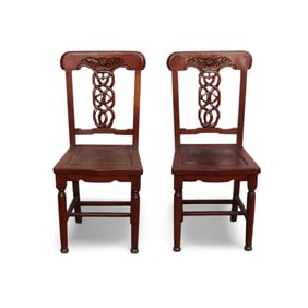 A Pair of Wooden Chairs