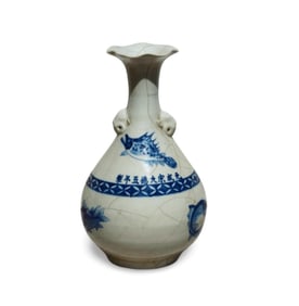 A Blue and White Vase