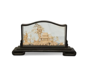 A Display Ornament Depicting a Landscape