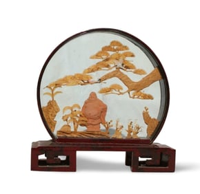 A Display Ornament Depicting a Landscape
