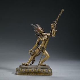 Gilt Bronze Statue of Dikini