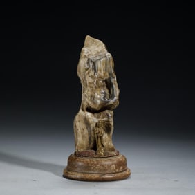 Carved Stone Buddha Statue