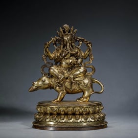 Gilt Bronze Statue of Dikini