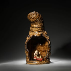 Bionic Porcelain Statue of Arhat
