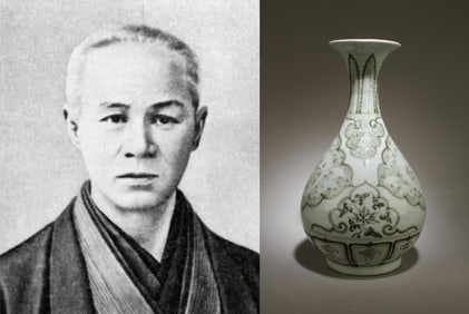 A Blue and White Yuhuchun Vase