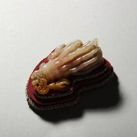 Shoushan Stone Citron’S Hand Ornament
