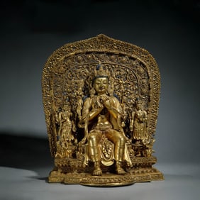 Gilt Bronze Statue of Vairocana