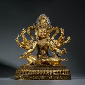 Gilt Bronze Statue of Marici