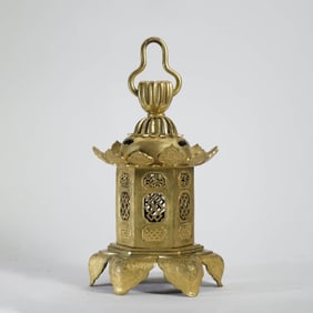 Gilt Bronze Candlestick