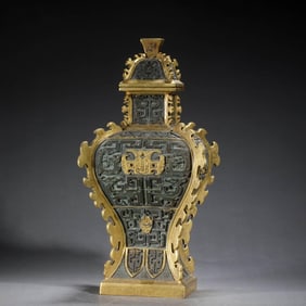 Gilt Bronze Vase