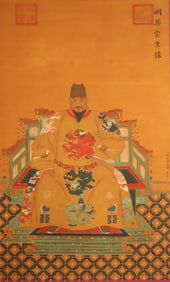 Chinese Scroll Painting Attributed to Lang Shining