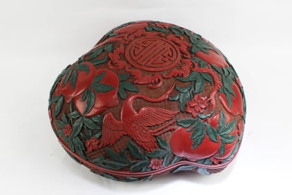 A Cinnabar Lacquer Container