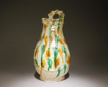 Chinese Pottery Sancai Glaze Vase