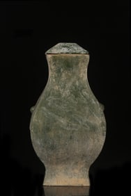 A Pottery 'Han Lv You' Vase