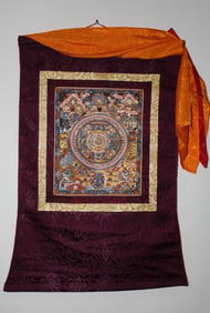 A Tibetan Mandala Thangka