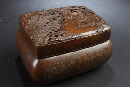 Chinese Bronze Hand Warmer