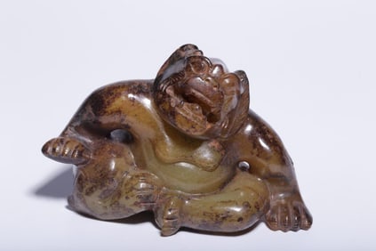 A Jade Bear Ornament