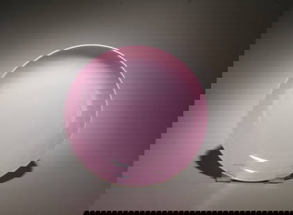 A Pink Glazed Plate: A Pink Glazed Plate. "YongZheng" mark at base. Diamater: 8". Height: 1.5".