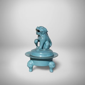 A Ruyao Incense Burner with Lid