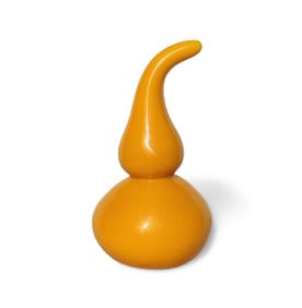 A Chinese Peking Glass Double Gourd Ornament