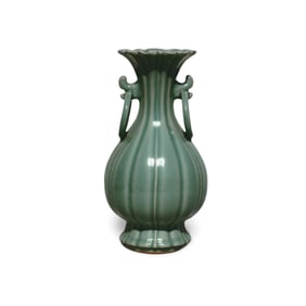 A Celadon Glazed Vase