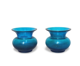 A Pair of Peking Glass Jars