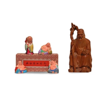 A Set of Five Buddha Ornaments