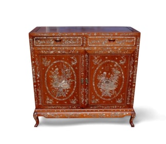 A Hardwood or Huanghuali Cabinet