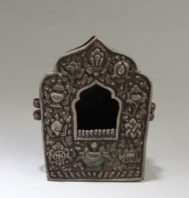 An Old Tibetan Tibet Gau Shrine Box