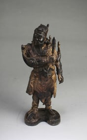 A Bronze Immortal Statue