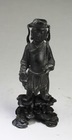 Antique Bronze Immortal Statue