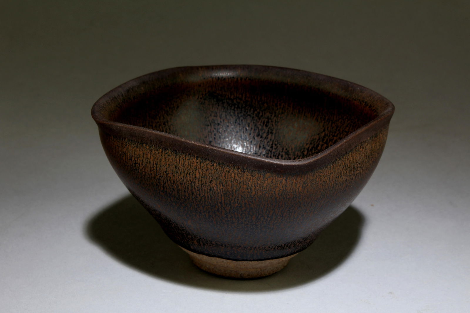 A Chinese JianYao Tea Bowl: A Chinese JianYao Tea Cup. Dimensions: 2.8" x 4.3".