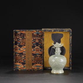 A Yaozhou Ware Dragon-Head Vase