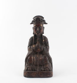 A Gilt Bronze Seated Bodhisattva Statue
