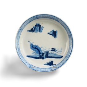 Chinese Blue & White Porcelain Plate