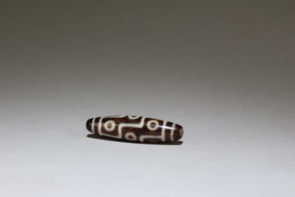 A Tibetan Dzi Bead