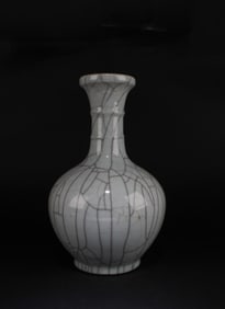 A Glazed Porcelain Vase
