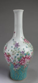 Chinese Famille Verte Porcelain Vase