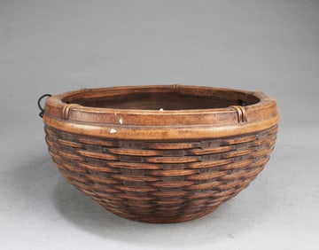 A Zisha 'basket weaven' pattern Pot