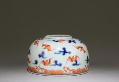 A Chinese Blue and White Water Dropper