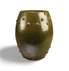 Chinese 'Tea-Dust' Color Garden Stool