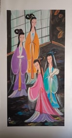 A Hanging Scroll Depicting Lady Attributed to Lin Fengmian