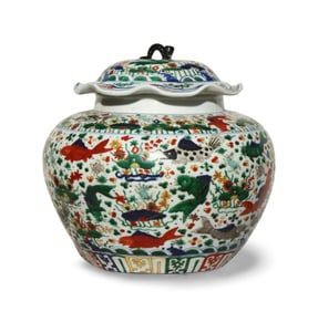 A Doucai Jar with Lid