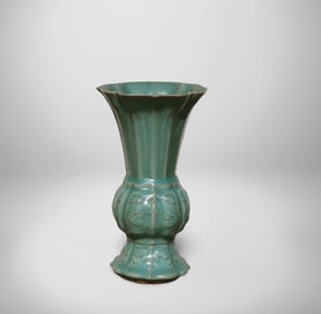 A Celadon Glazed Vase
