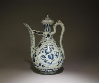 A Blue & White Porcelain Pot