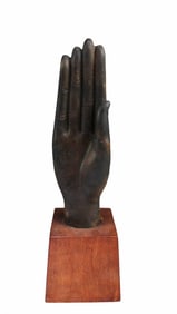 Antique Bronze Hand Figurine