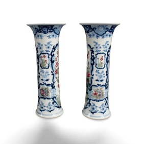 A Pair of Chinese Porcelain Vases
